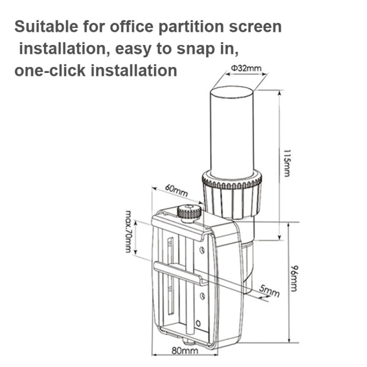 Lisslune | Gibbon Mounts Lifting and Rotating Computer Monitor Bracket Slide Rail Bracket, Model: FE110P