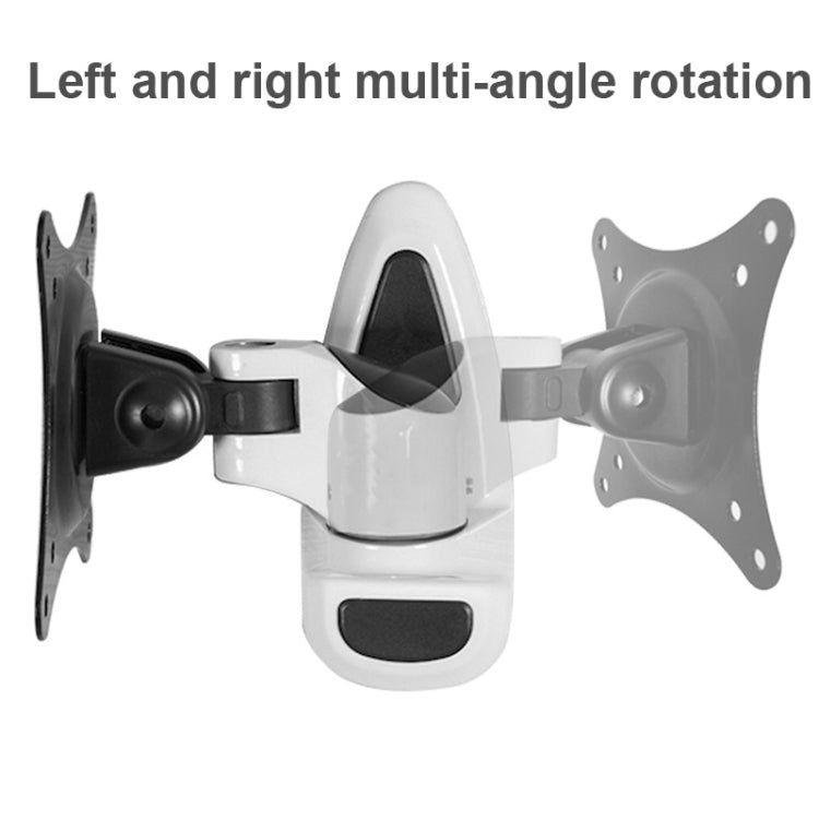 Lisslune | Gibbon Mounts FE110W Computer Monitor Wall Mount Universal Swivel Mount (White)