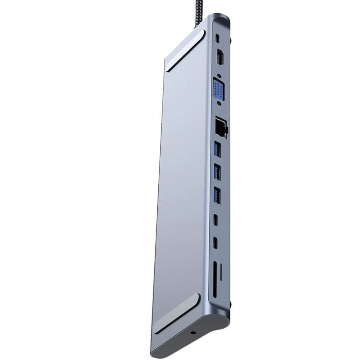 Lisslune | 12 In 1 Multifunctional TYPE-C Expansion HUB Adapter With Stand Function (THL-282)