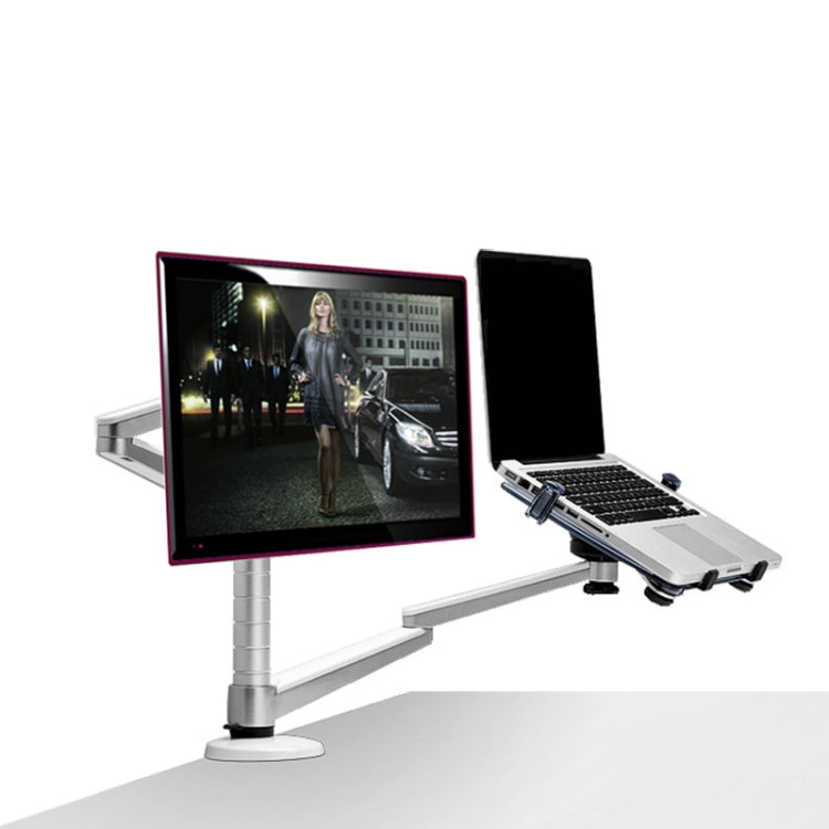 Lisslune | OA-7X Laptop Monitor Desktop Lifter (Silver)