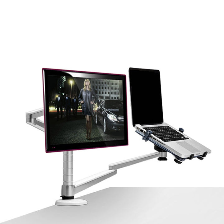 Lisslune | OA-7X Laptop Monitor Desktop Lifter (Silver)