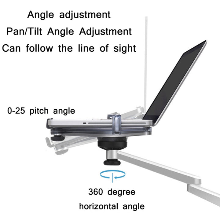 Lisslune | OA-7X Laptop Monitor Desktop Lifter (Silver)