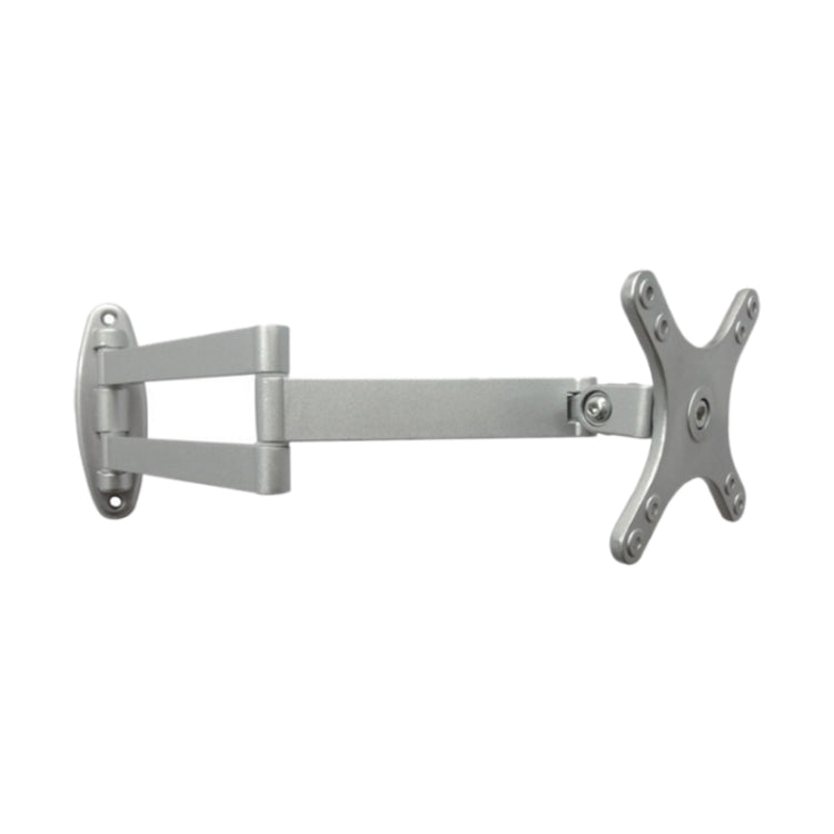 Lisslune | Computer LCD Monitor Wall Mounted Universal Swivel Bracket (Silver)