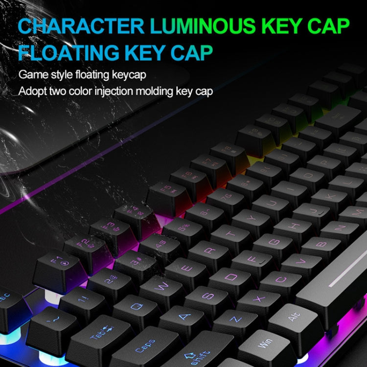 Lisslune | ZIYOU LANG T87 Gaming Illuminated Wireless Keyboard and Mouse Set (Blue)