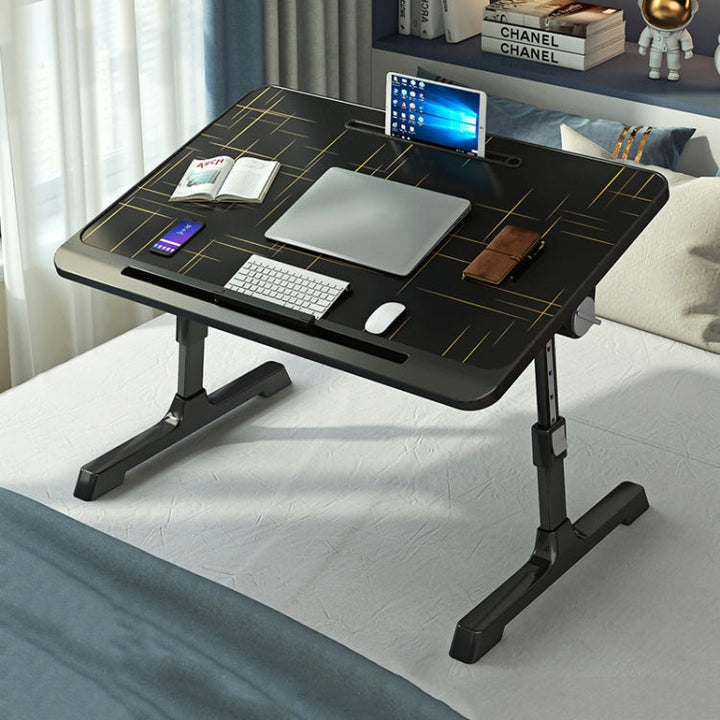 Lisslune | N6 Foldable and Collapsible Bed Computer Desk, Style: Basic Type