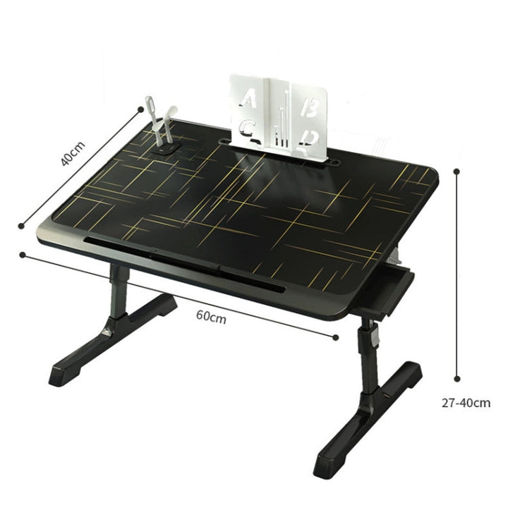 Lisslune | N6 Foldable and Collapsible Bed Computer Desk, Style: Basic Type