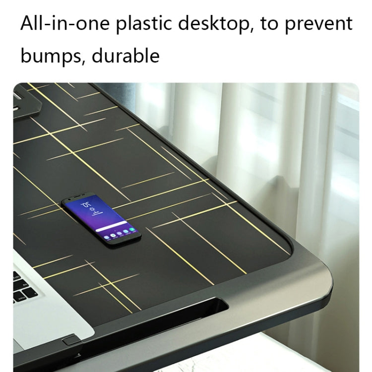 Lisslune | N6 Foldable and Collapsible Bed Computer Desk, Style: Basic Type