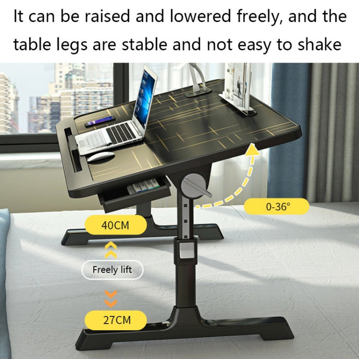 Lisslune | N6 Lift and Fold Bed Desk, Style: Drawer Type