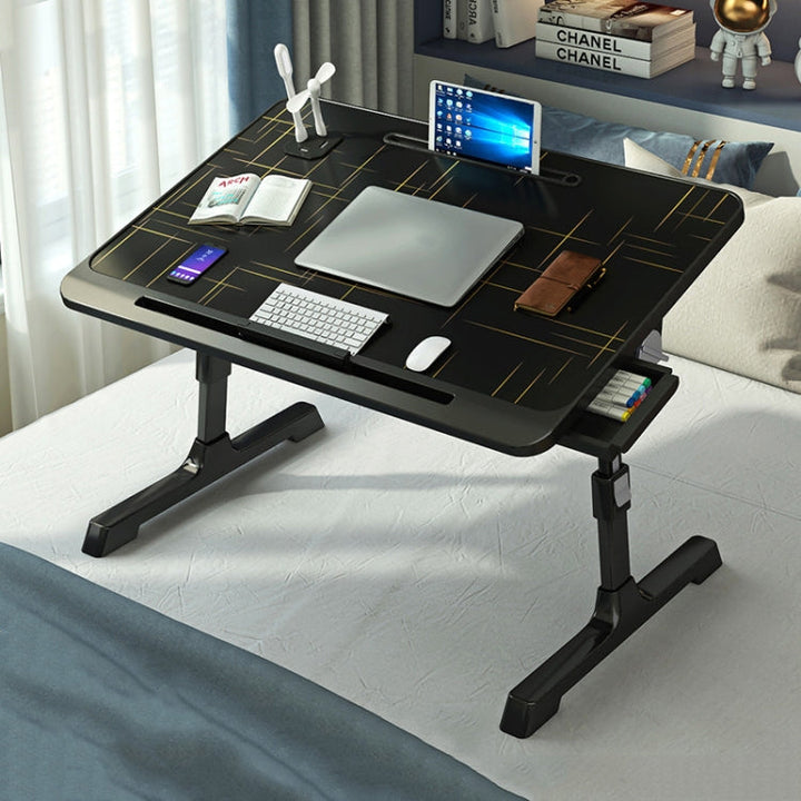 Lisslune | N6 Lift and Folding Bed Computer Desk, Style: Drawer+USB