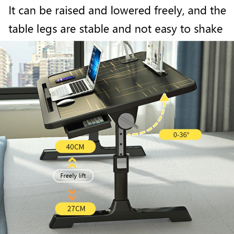 Lisslune | N6 Lift and Folding Bed Computer Desk, Style: Drawer+USB