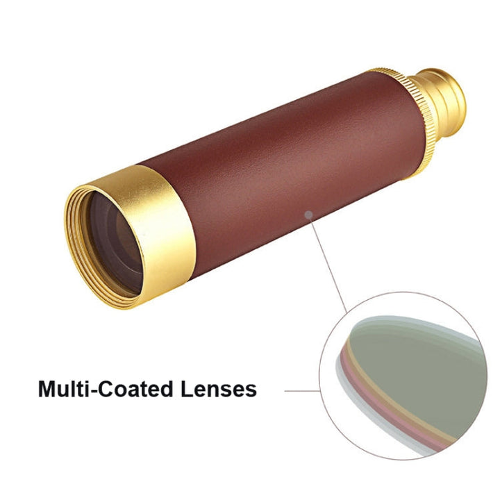 Lisslune | 25x32 Pirate High-Performance Monocular Pocket Telescope, Style: Standard