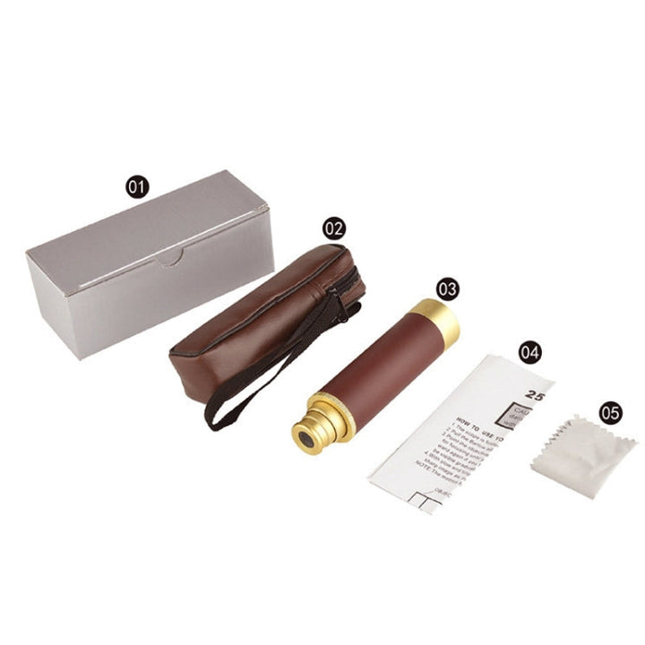 Lisslune | 25x32 Pirate High-Performance Monocular Pocket Telescope, Style: Standard