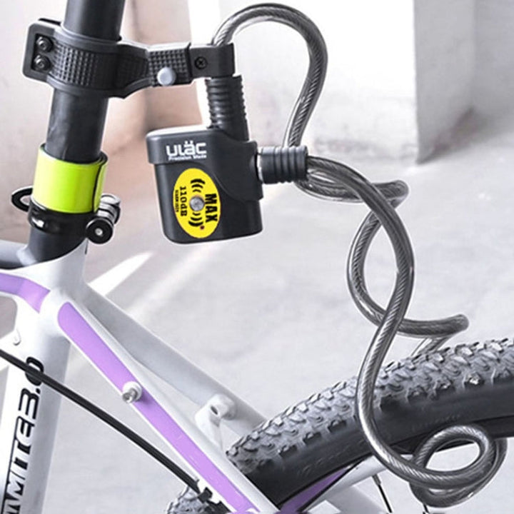 Lisslune | ULAC AL-3P Bicycle Alarm Cable Lock Mountain Bike Lock Bicycle Accessories