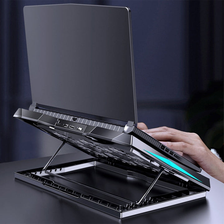 Lisslune | MC Q3 Lifting and Foldable Laptop Cooler (Black)