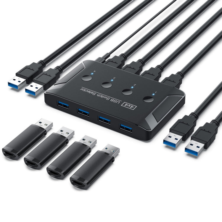 Lisslune | T29 USB3.0 Automatic 4 In 4 Out Switcher HUB Printer Sharing
