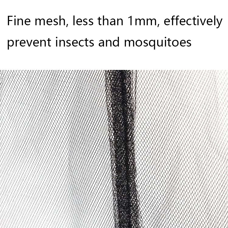 Lisslune | HY-0205 300 x 230 cm Outdoor Sun Umbrella Anti-Mosquito Net Cover, Dimensions: Folding Tents (Black)