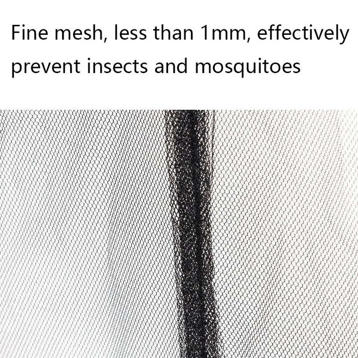 Lisslune | HY-0205 300 x 230 cm Outdoor Sun Umbrella Anti-Mosquito Net Cover, Dimensions: Folding Tents (Black)