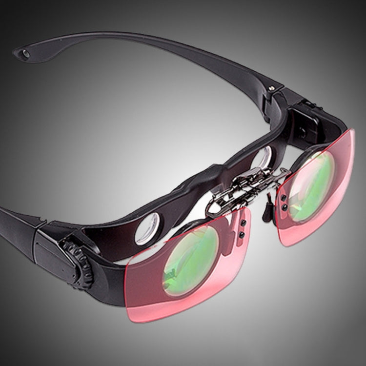 Lisslune | 8x Fishing Binoculars Zoomable Telescope Glasses ,Style: Telescope+Three-color Clip