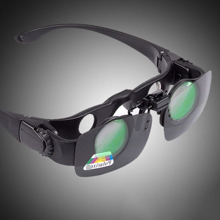 Lisslune | 8x Fishing Binoculars Zoomable Telescope Glasses ,Style: Telescope+Three-color Clip
