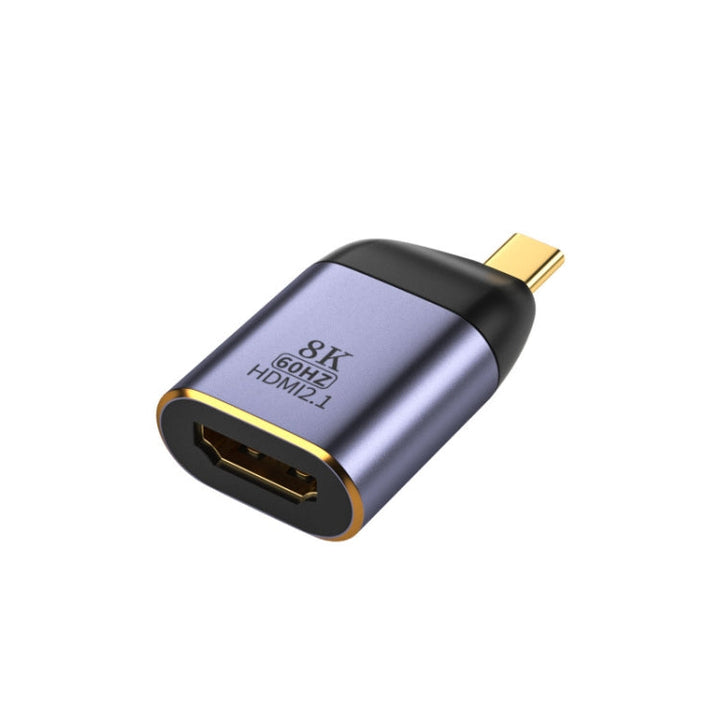 Lisslune | Type-C Male to HDMI Female 8K Converter, Style: 8K-001