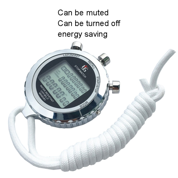 Lisslune | YS Metal Stopwatch 3 Rows Display Running Training Electronic Timer, Style: YS-5100 100 Memory