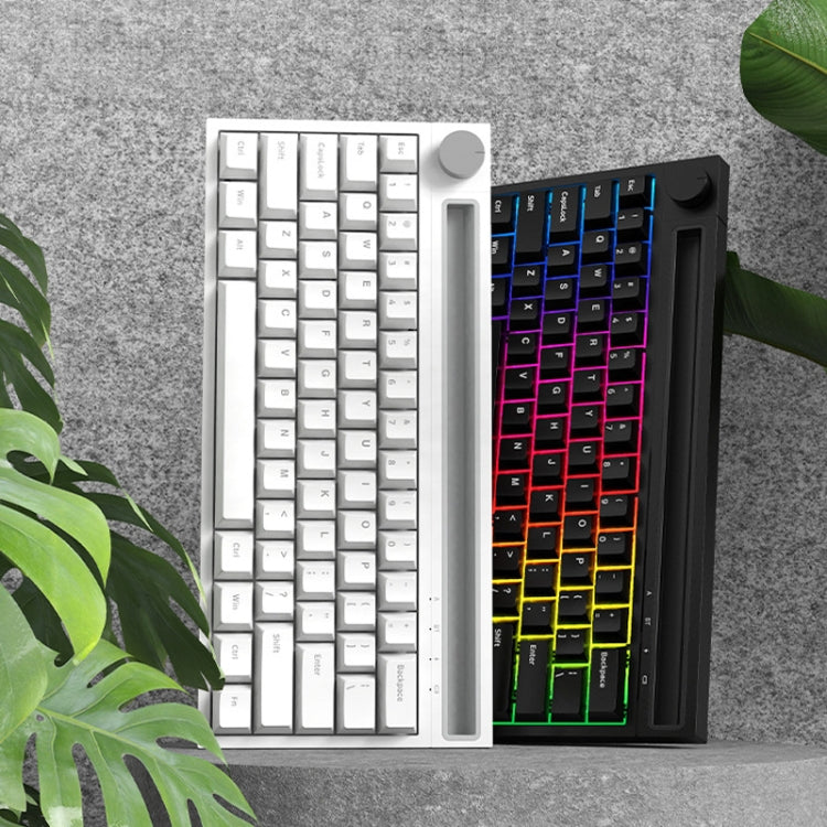 Lisslune | Ajazz K620T 62 Keys Bluetooth Wireless Dual Mode Mechanical Keyboard, Style: Pink Shaft (White)