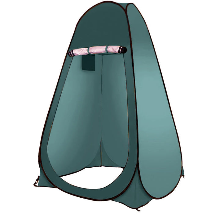Lisslune | Outdoor Camping Toilet Tent Automatic Shower Tent, Style: Single Person (Olive Green)