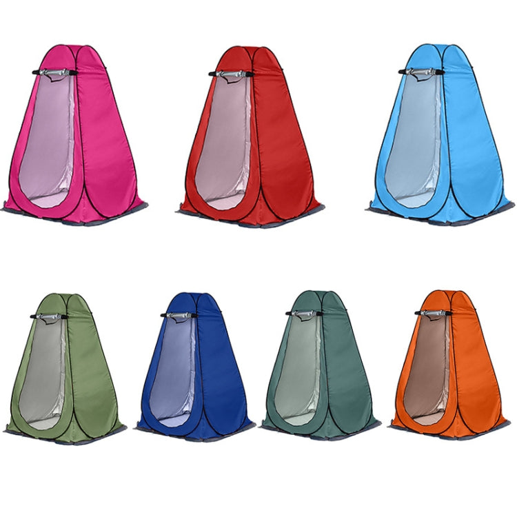 Lisslune | Outdoor Camping Toilet Tent Automatic Shower Tent, Style: Single Person (Olive Green)