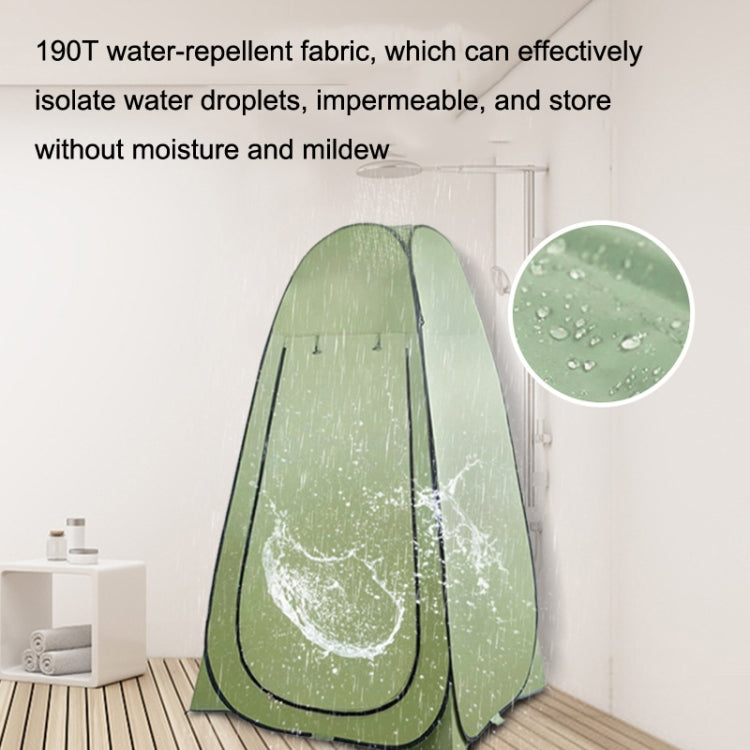 Lisslune | Outdoor Camping Toilet Tent Automatic Shower Tent, Style: Single Person (Olive Green)