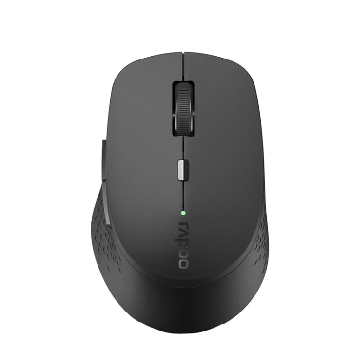 Lisslune | Rapoo M300G 1600DPI 3 Button Laptop Office Silent Wireless Bluetooth Mouse (Dark Grey)