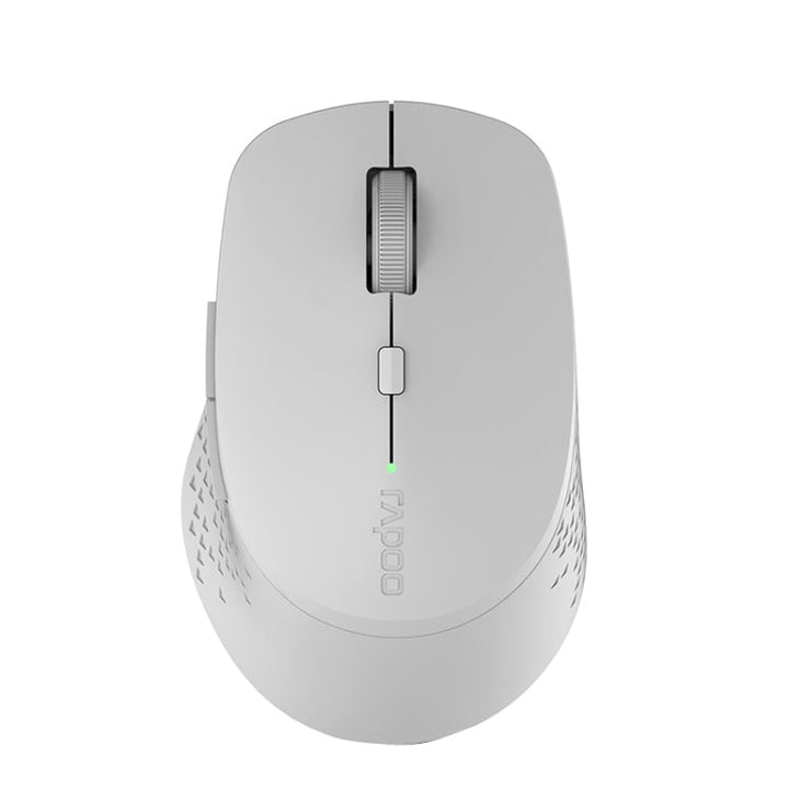 Lisslune | Rapoo M300G 1600DPI 3 Button Laptop Office Silent Wireless Bluetooth Mouse (Light Gray)