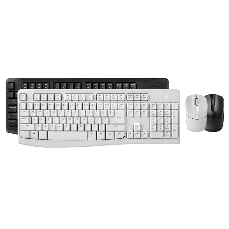 Lisslune | Rapoo X1800PRO 104 Key Waterproof Multimedia Wireless Keyboard Mouse Set (Black)