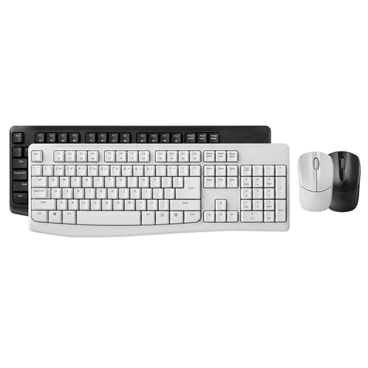 Lisslune | Rapoo X1800PRO 104 Key Waterproof Multimedia Wireless Keyboard Mouse Set (Black)