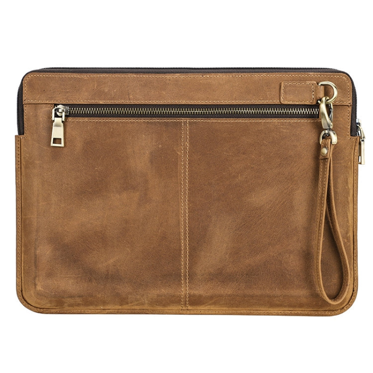 Lisslune | CONTACTS FAMILY Leather Laptop Case for Macbook Pro 14.2 Inch (Brown)