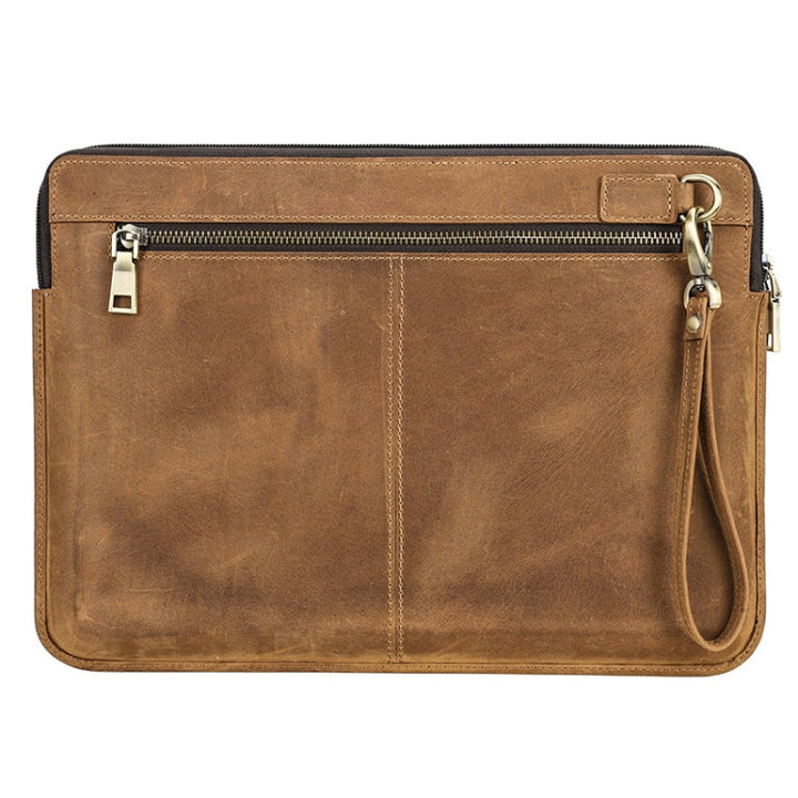 Lisslune | CONTACTS FAMILY Leather Laptop Case for Macbook Pro 14.2 Inch (Brown)