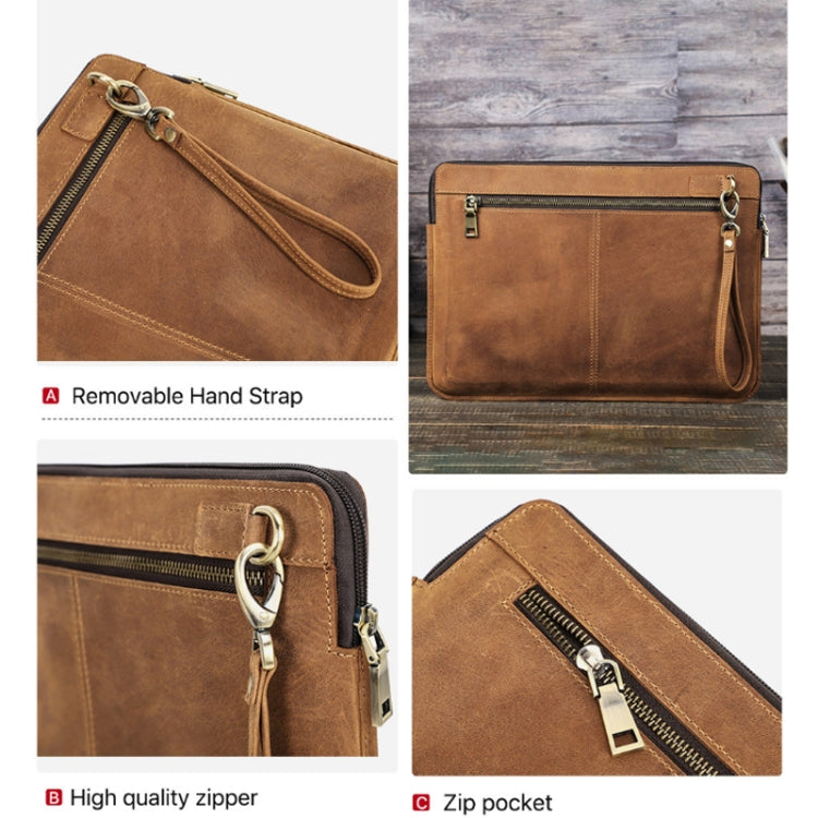 Lisslune | CONTACTS FAMILY Leather Laptop Case for Macbook Pro 14.2 Inch (Brown)
