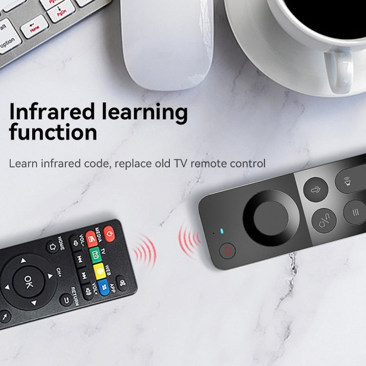 Lisslune | W3 Air Infrared Learning Dual-Sided Wireless Mini Keyboard Mouse 2.4G Voice Remote Control