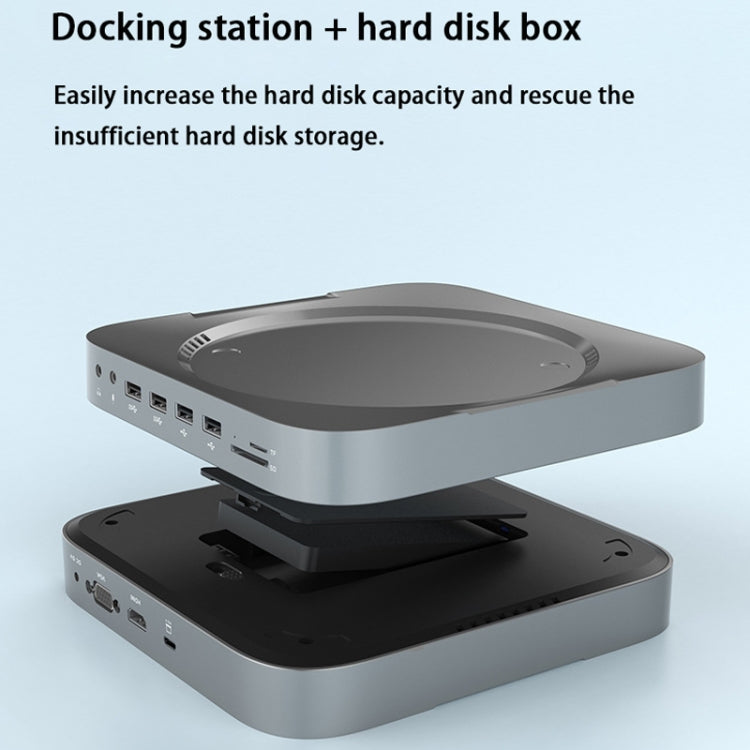 Lisslune | Rocketek MM483 For Mac Mini Docking Station With Hard Drive Bay
