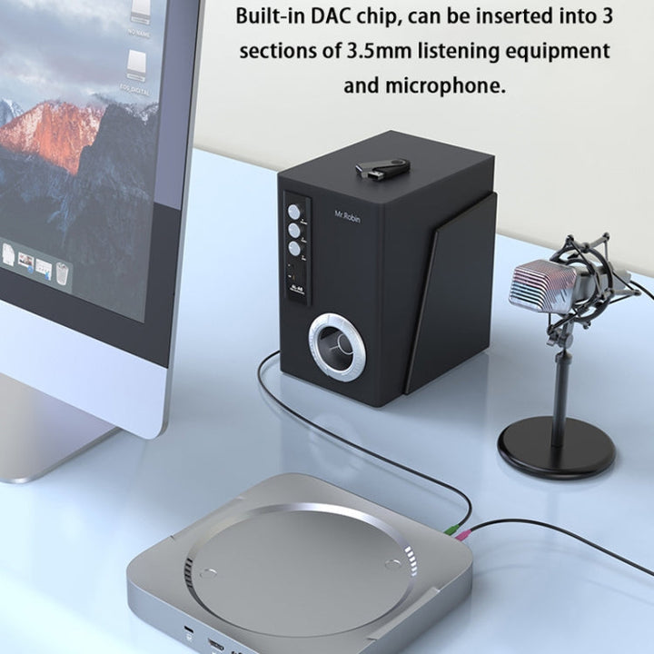 Lisslune | Rocketek MM483 For Mac Mini Docking Station With Hard Drive Bay