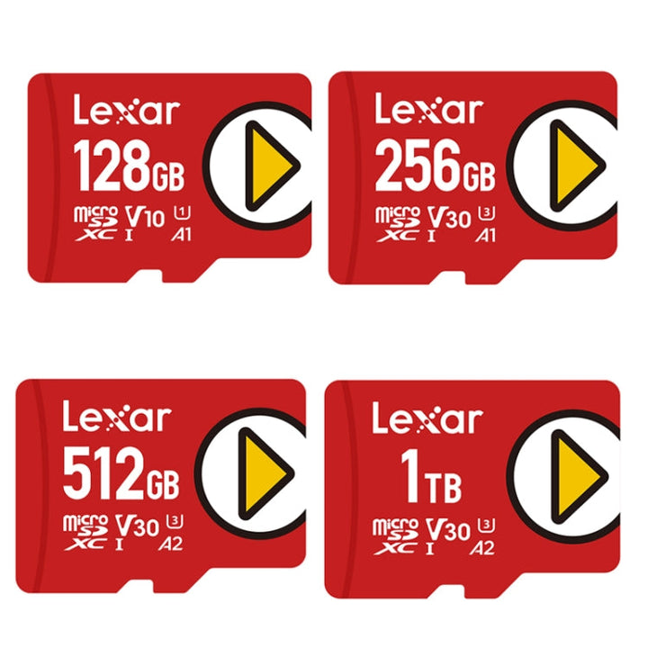Lisslune | Lexar LSDMI High Speed TF Card Game Console Memory Card, Capacity: 512GB (Red)