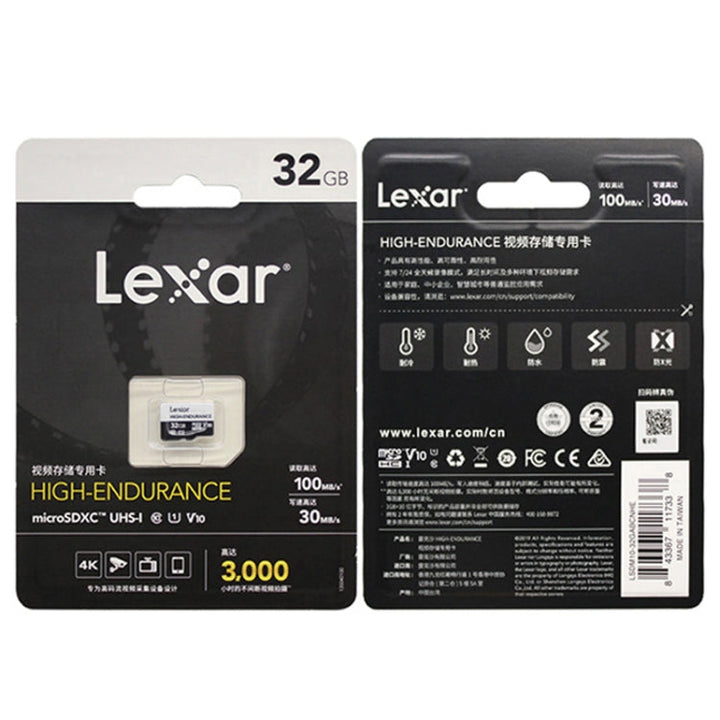 Lisslune | Lexar LSDM10 Security Surveillance Camera Dash Cam Memory Cards, Capacity: 128GB