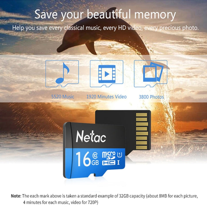 Lisslune | Netac Drive Recorder Surveillance Camera Mobile Phone Memory Card, Capacity: 128GB