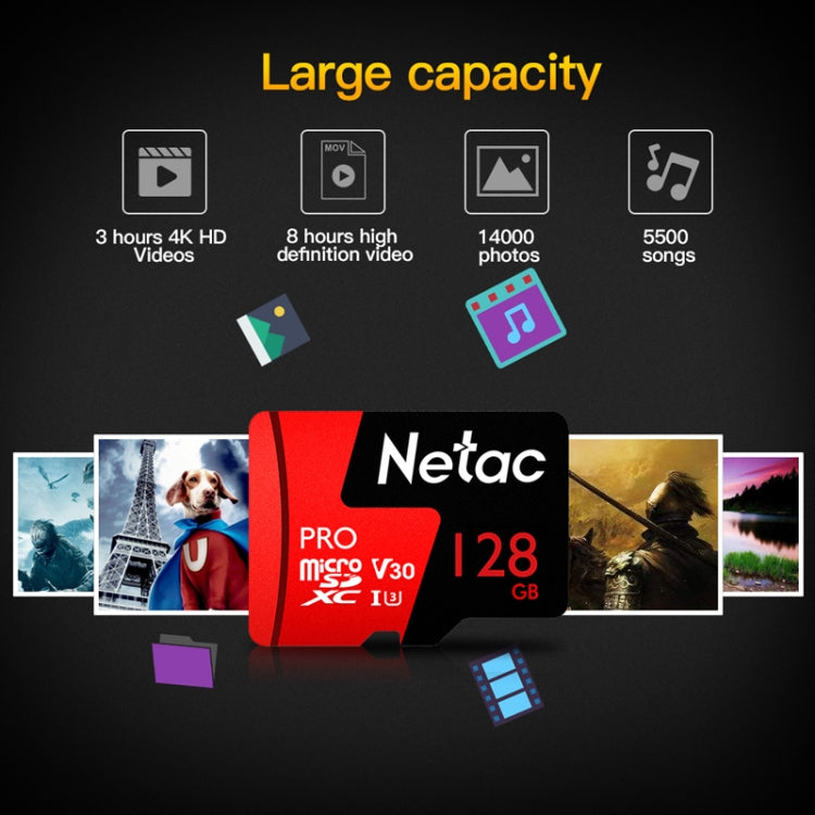 Lisslune | Netac Driving Recorder Surveillance Camera Mobile Phone Memory Card, Capacity: 256GB