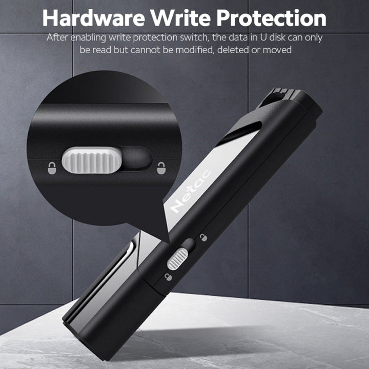 Lisslune | Netac U336 Protection with Lock Car High-Speed USB Flash Drives, Capacity: 32GB