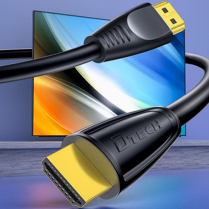 Lisslune | DTECH HDMI 2.0 HD connection cable 4K 60Hz computer TV connection cable, length: 8m