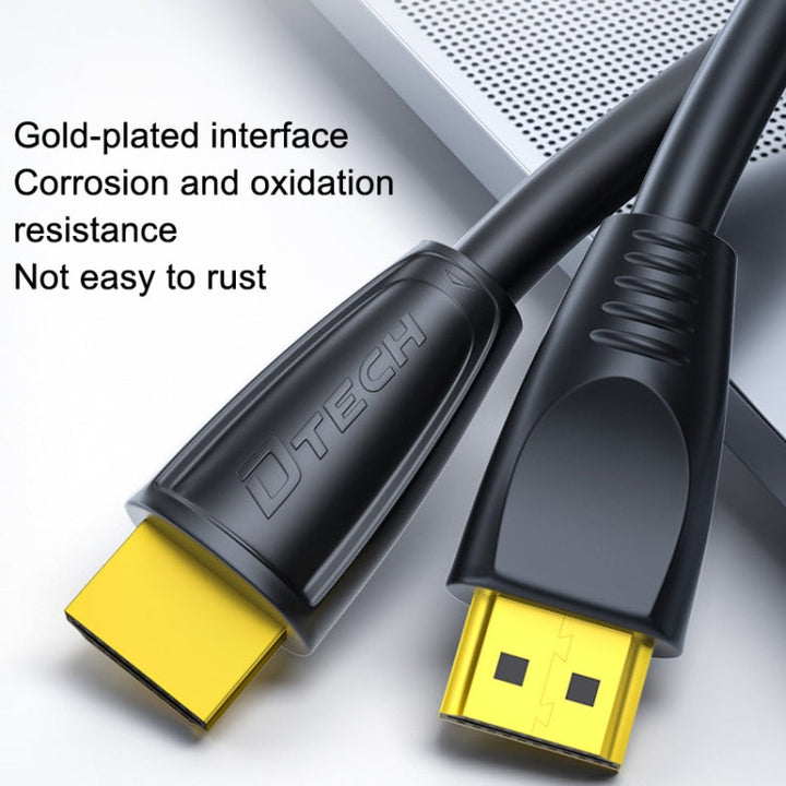 Lisslune | DTECH HDMI 2.0 HD connection cable 4K 60Hz computer TV connection cable, length: 8m
