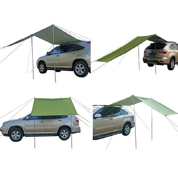 Lisslune | Outdoor Picnic Camping Tent Beside The Car Waterproof Sunshade 200x440cm (Dark Gray)