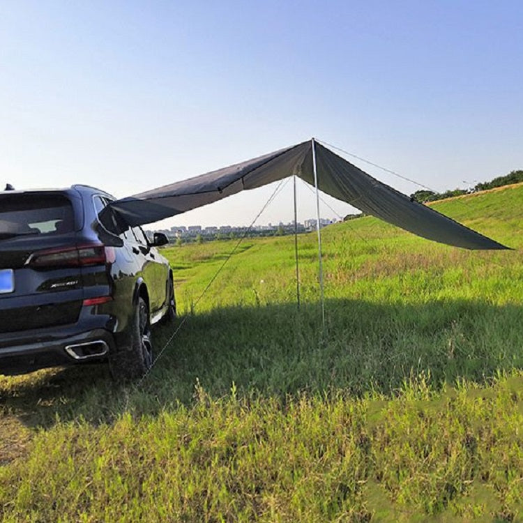 Lisslune | Outdoor Picnic Camping Tent Beside The Car Waterproof Sunshade 200x440cm (Dark Gray)