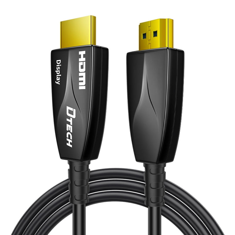 Lisslune | DTECH HDMI 2.0 Version Fiber Optic Cable 4K 60Hz Large Screen TV Engineering Wiring, Length: 70m