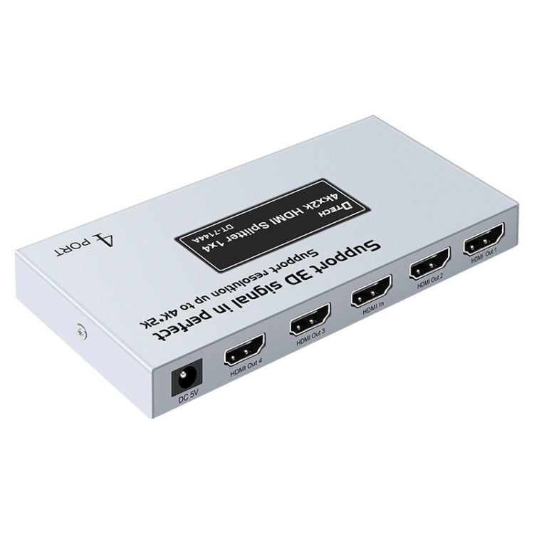 Lisslune | DTECH DT-7144A HDMI 2.0 1 In 4 Out 4K X 2K HD Video Splitter, CN Plug